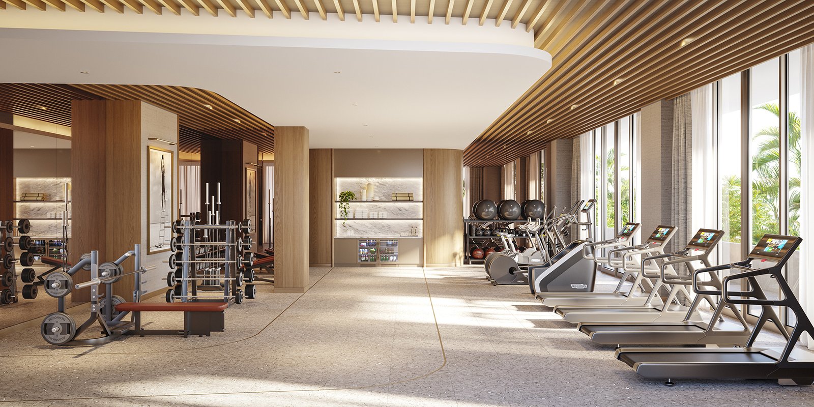 Icon Beach state of the art fitness center
