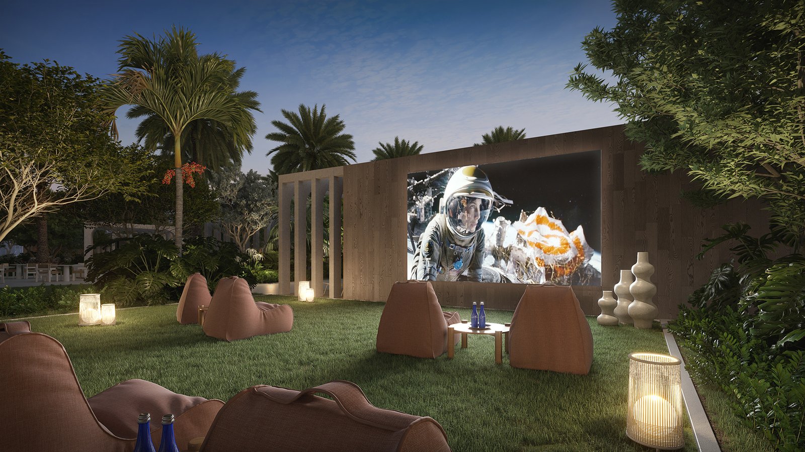 Icon Beach outdoor cinema